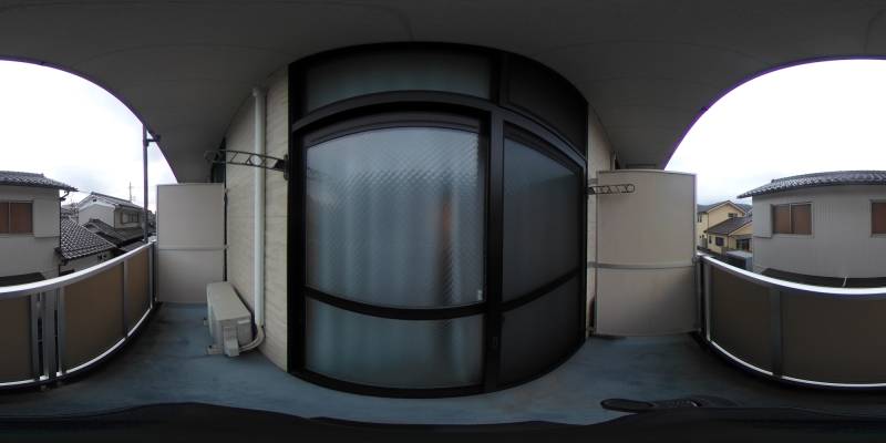 パノラマ画像バルコニー