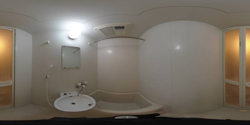 パノラマ画像バスルーム