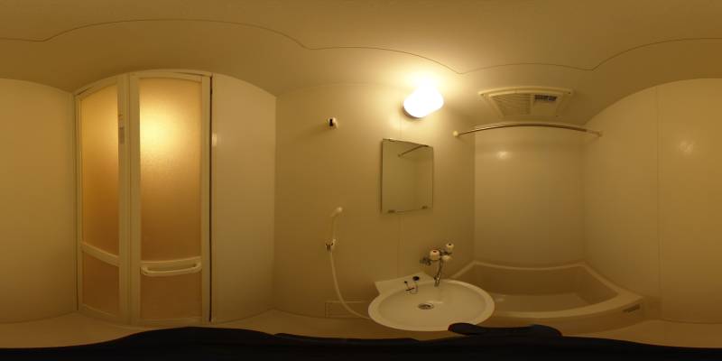 パノラマ画像バスルーム