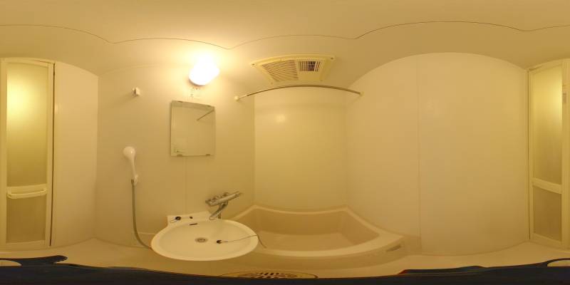 パノラマ画像バスルーム