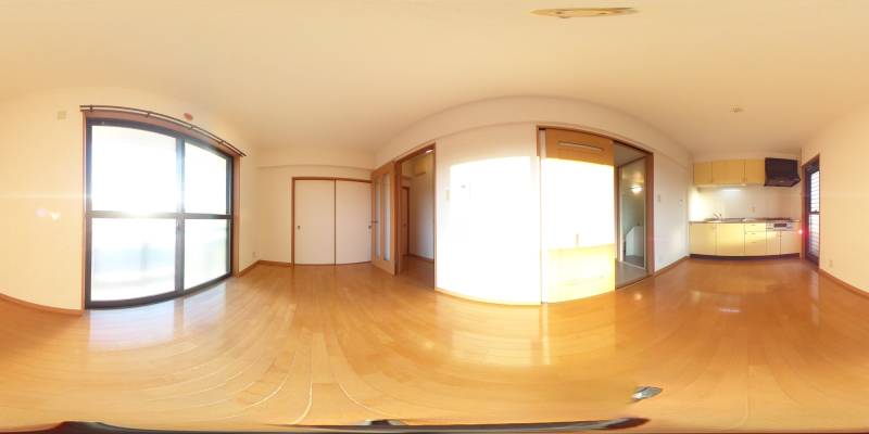 パノラマ画像リビング