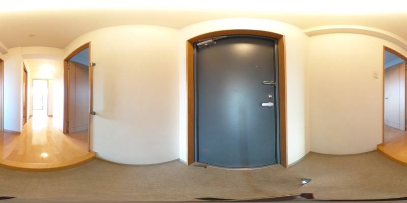 パノラマ画像玄関