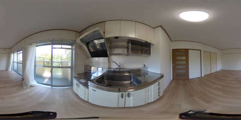 パノラマ画像キッチン