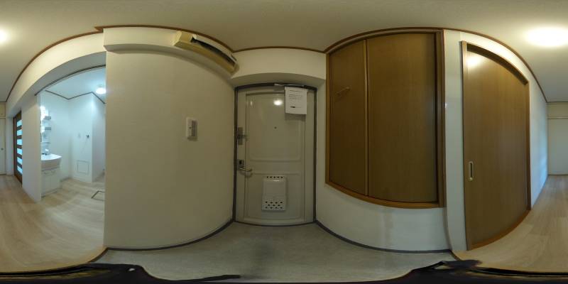 パノラマ画像玄関