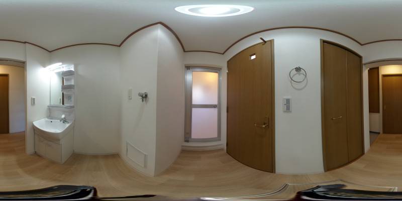 パノラマ画像洗面所