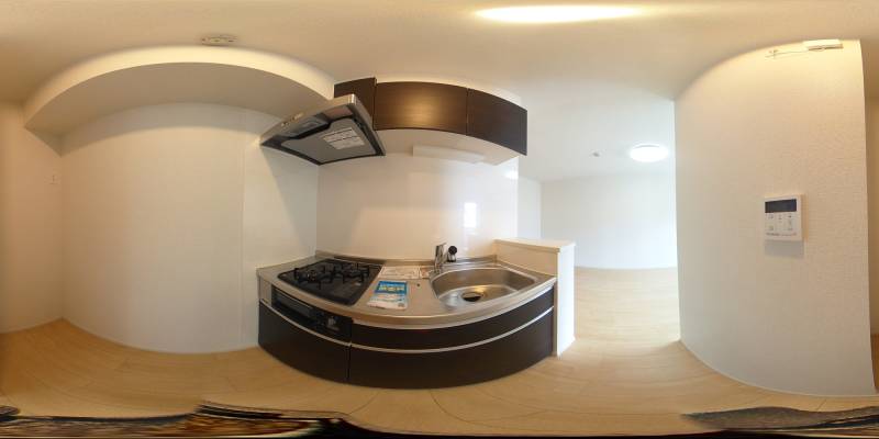 パノラマ画像キッチン