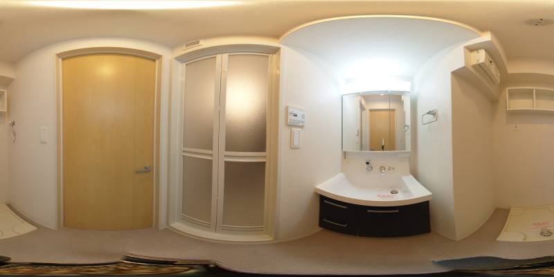 パノラマ画像洗面所