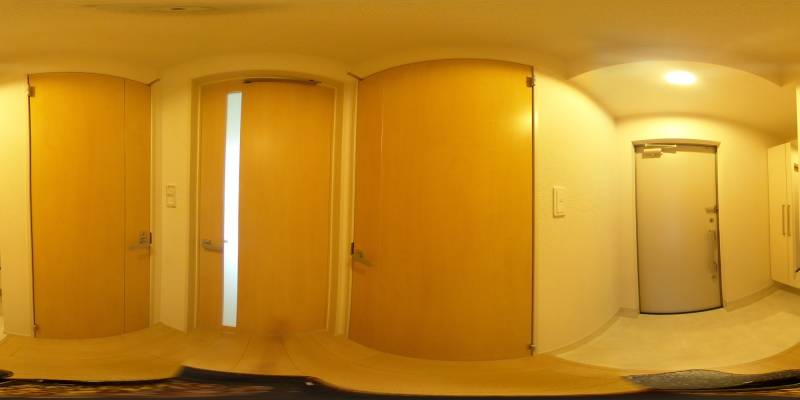 パノラマ画像玄関