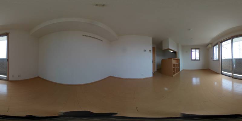 パノラマ画像リビング