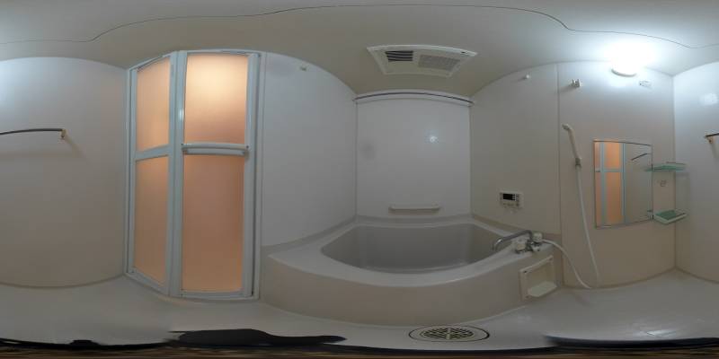 パノラマ画像バスルーム