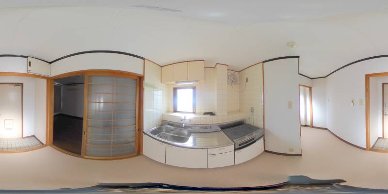 パノラマ画像キッチン