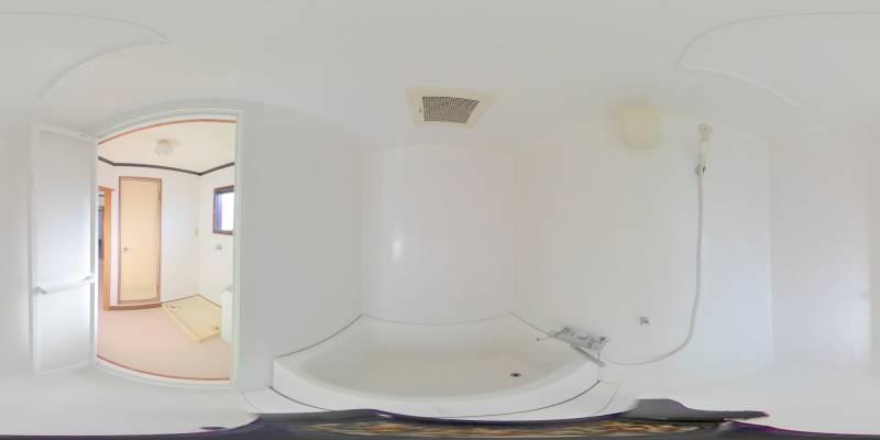 パノラマ画像バスルーム