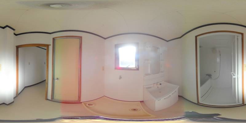 パノラマ画像洗面所