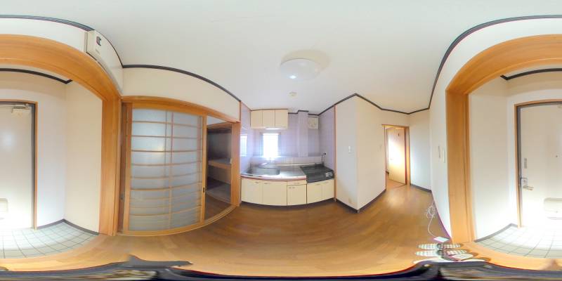 パノラマ画像キッチン