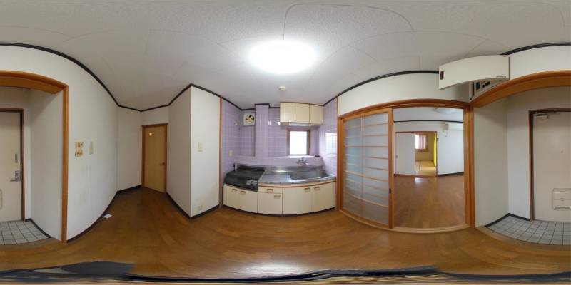 パノラマ画像キッチン
