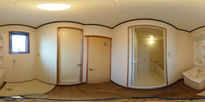 パノラマ画像洗面所