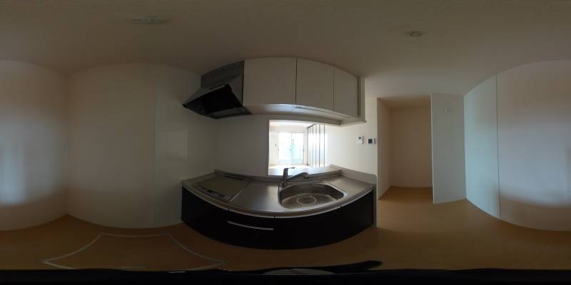 パノラマ画像キッチン