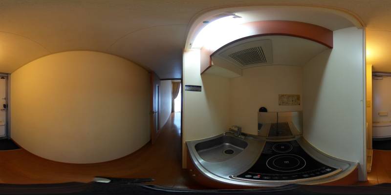 パノラマ画像キッチン