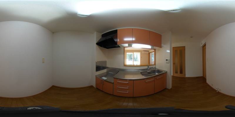 パノラマ画像キッチン