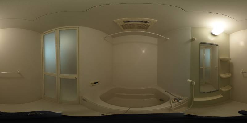 パノラマ画像バスルーム