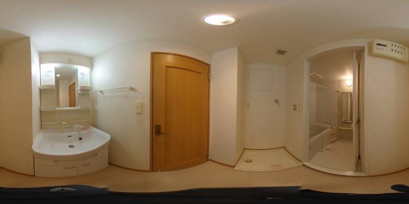 パノラマ画像洗面所