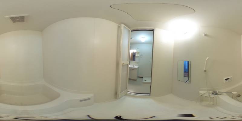 パノラマ画像バスルーム