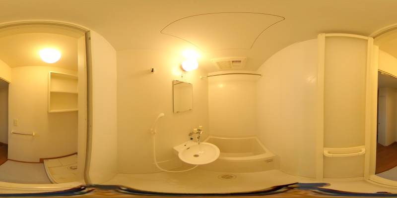 パノラマ画像バスルーム