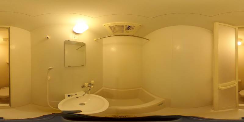 パノラマ画像バスルーム