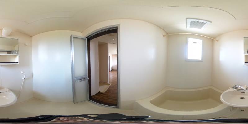 パノラマ画像洗面所