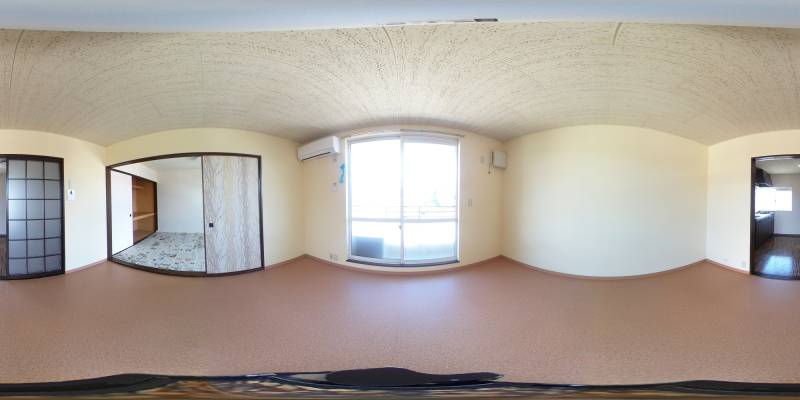 パノラマ画像洋室