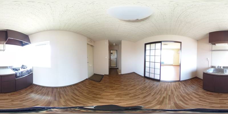 パノラマ画像キッチン