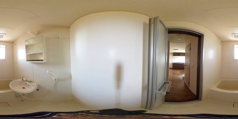パノラマ画像バスルーム