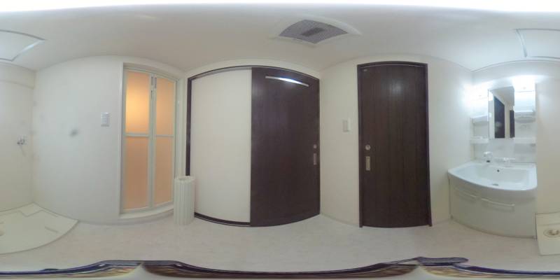 パノラマ画像洗面所