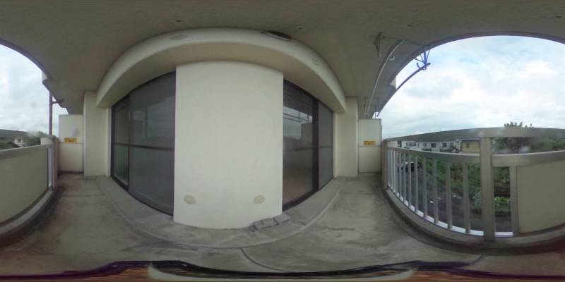 パノラマ画像バルコニー