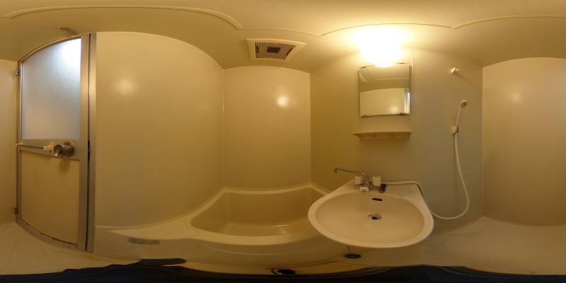 パノラマ画像バスルーム