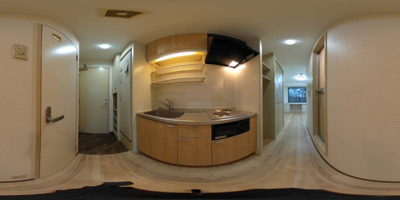 パノラマ画像キッチン