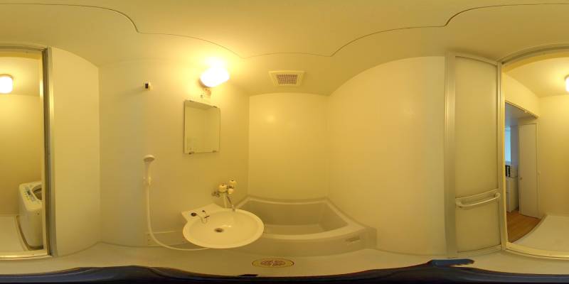 パノラマ画像バスルーム