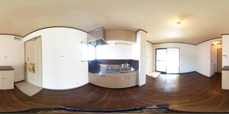 パノラマ画像キッチン