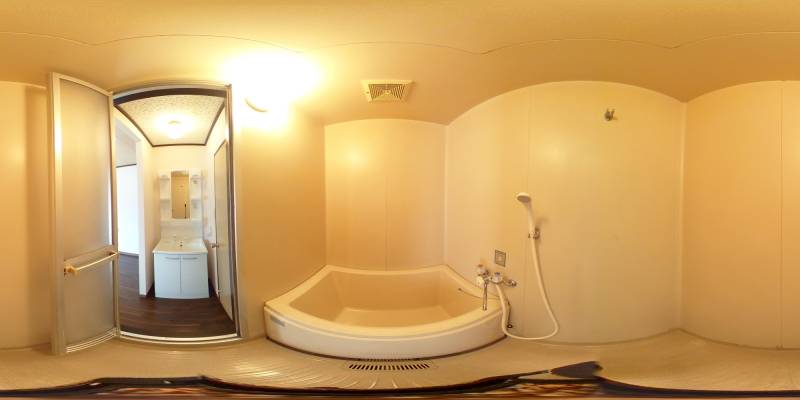 パノラマ画像バスルーム