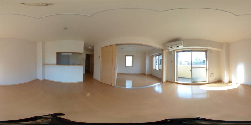 パノラマ画像リビング