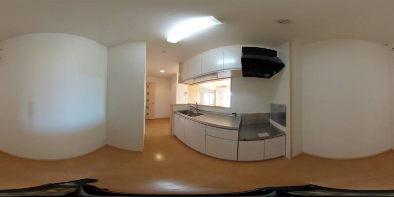 パノラマ画像キッチン