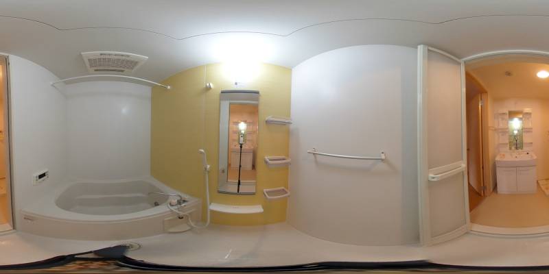 パノラマ画像バスルーム