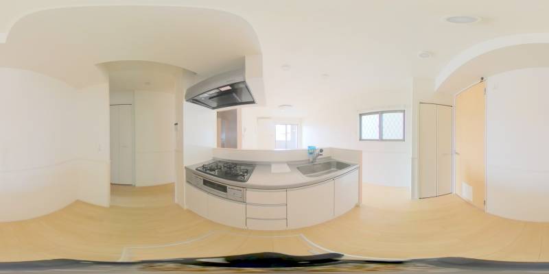 パノラマ画像キッチン