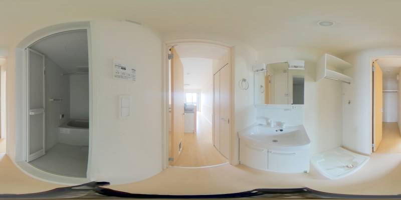 パノラマ画像洗面所