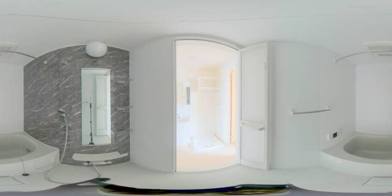 パノラマ画像バスルーム