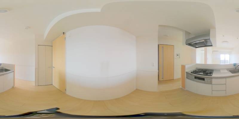 パノラマ画像キッチン