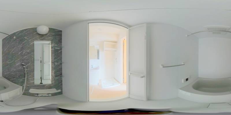 パノラマ画像バスルーム