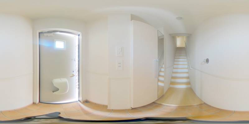 パノラマ画像玄関