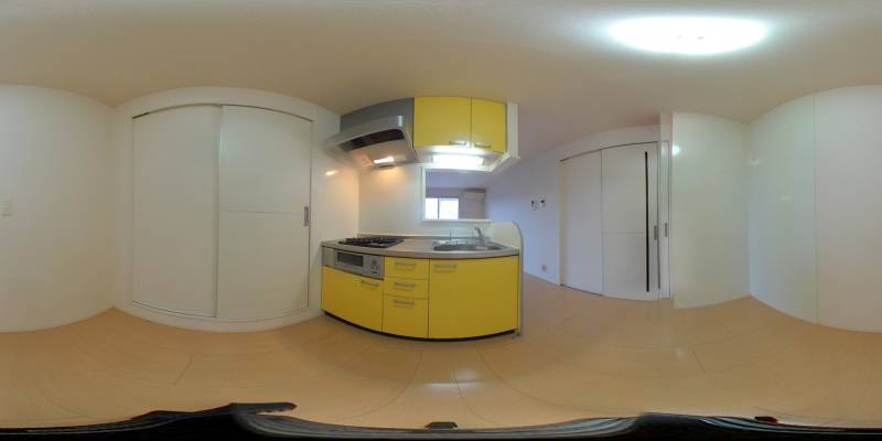 パノラマ画像キッチン