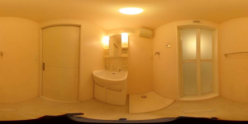 パノラマ画像洗面所